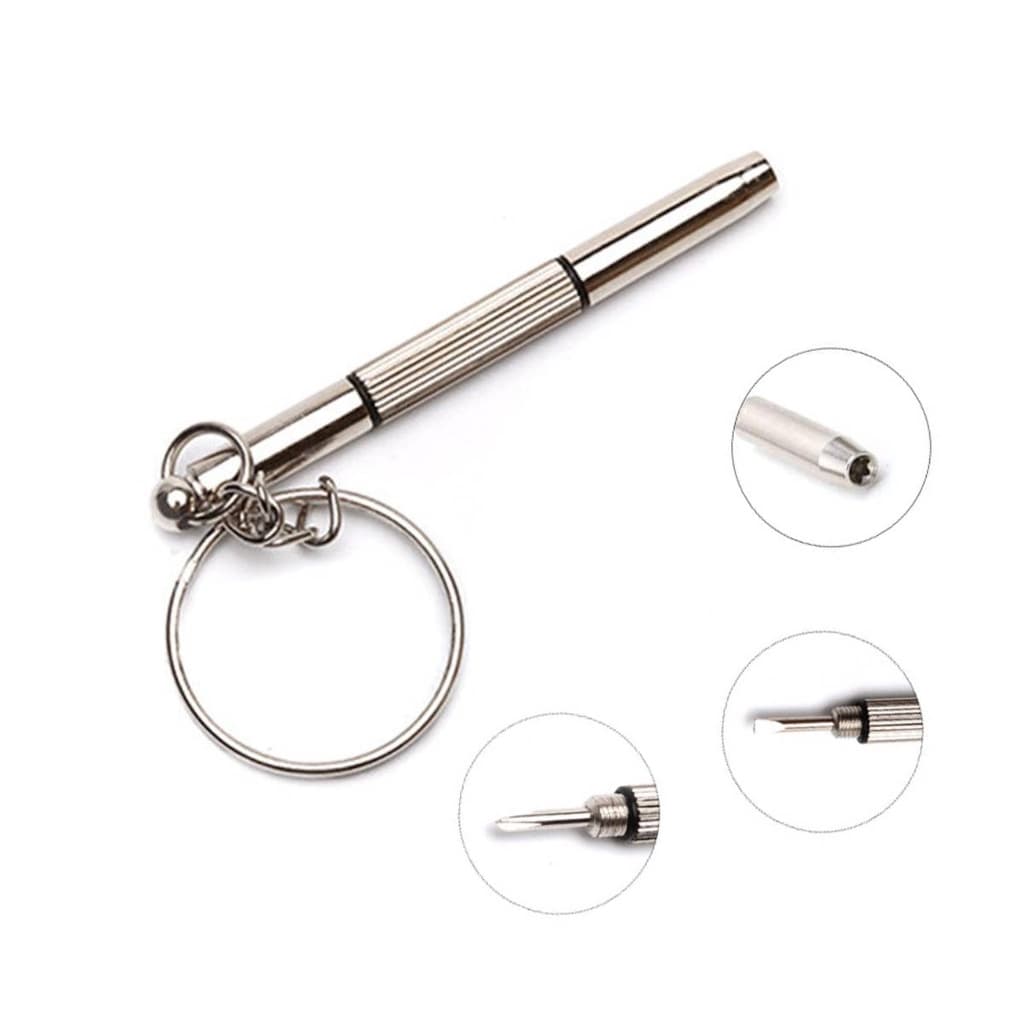 Kit Mini Chave Fenda 3x1 Ferramenta Reparo Oculos Relogio