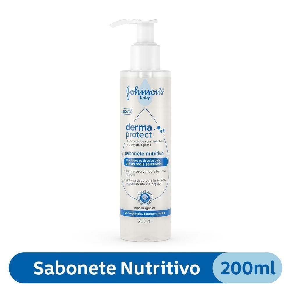 Sabonete Nutritivo Derma Protect Johnson's Baby 200mL