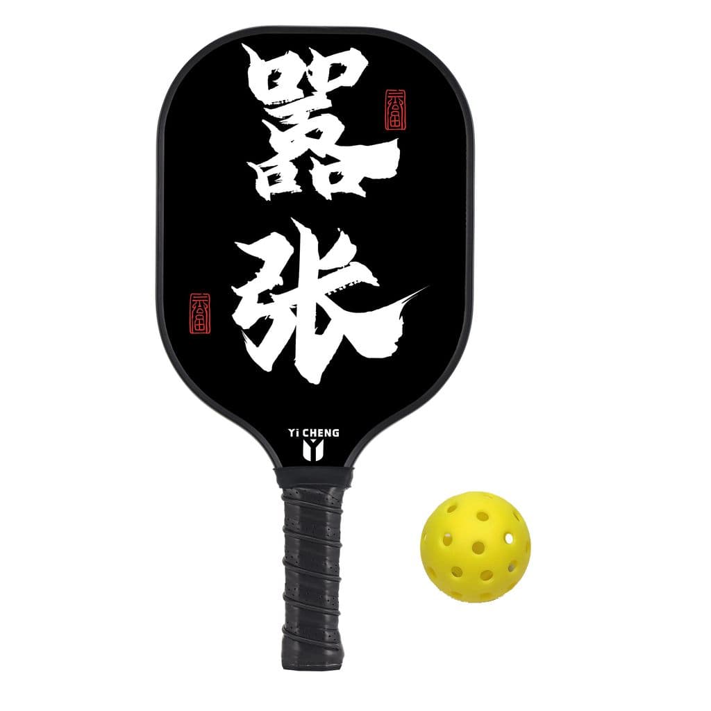 YiCHENG raquete picklebal picklebal fibra de vidro única Ultra-leve masculino feminino raquete de treinamento de competi