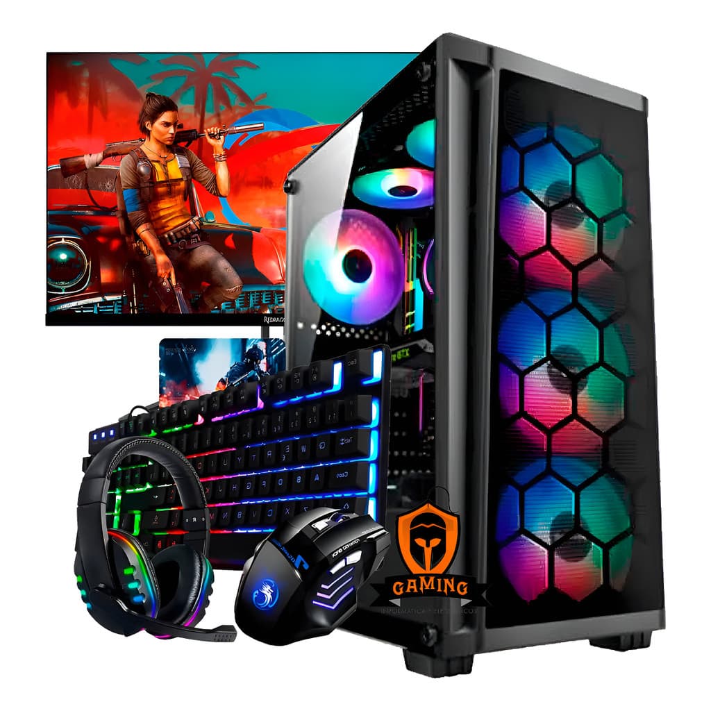 Pc Gamer Completo Gaming Info Player, Intel Core I5, 16gb Ram, Placa De Vídeo Geforce 4gb, Ssd 512gb, Kit Gamer