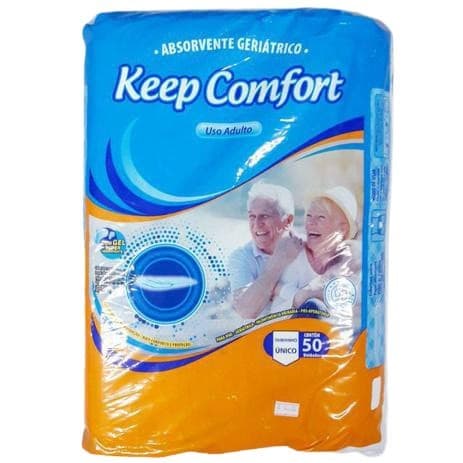 Absorvente Geriátrico Keep Comfort tamanho único com 50 unidades
