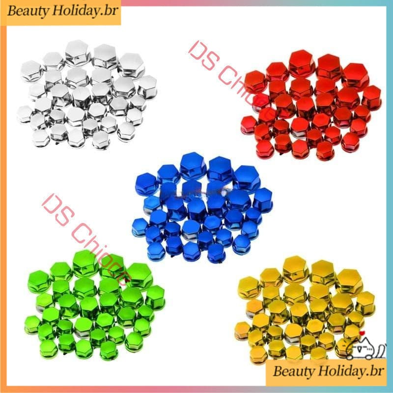 Capa Parafuso Para Externa Motocicleta 30pçs