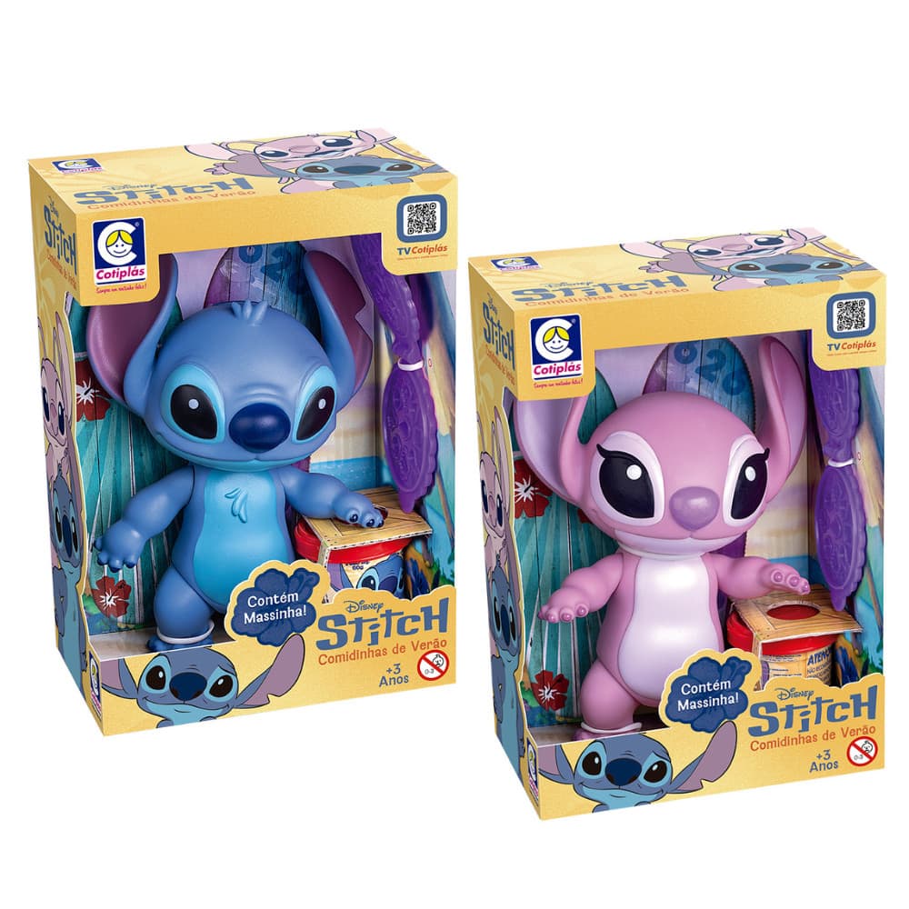 Stitch Comidinha De Verão Massinha Disney Cotiplas Brinquedo