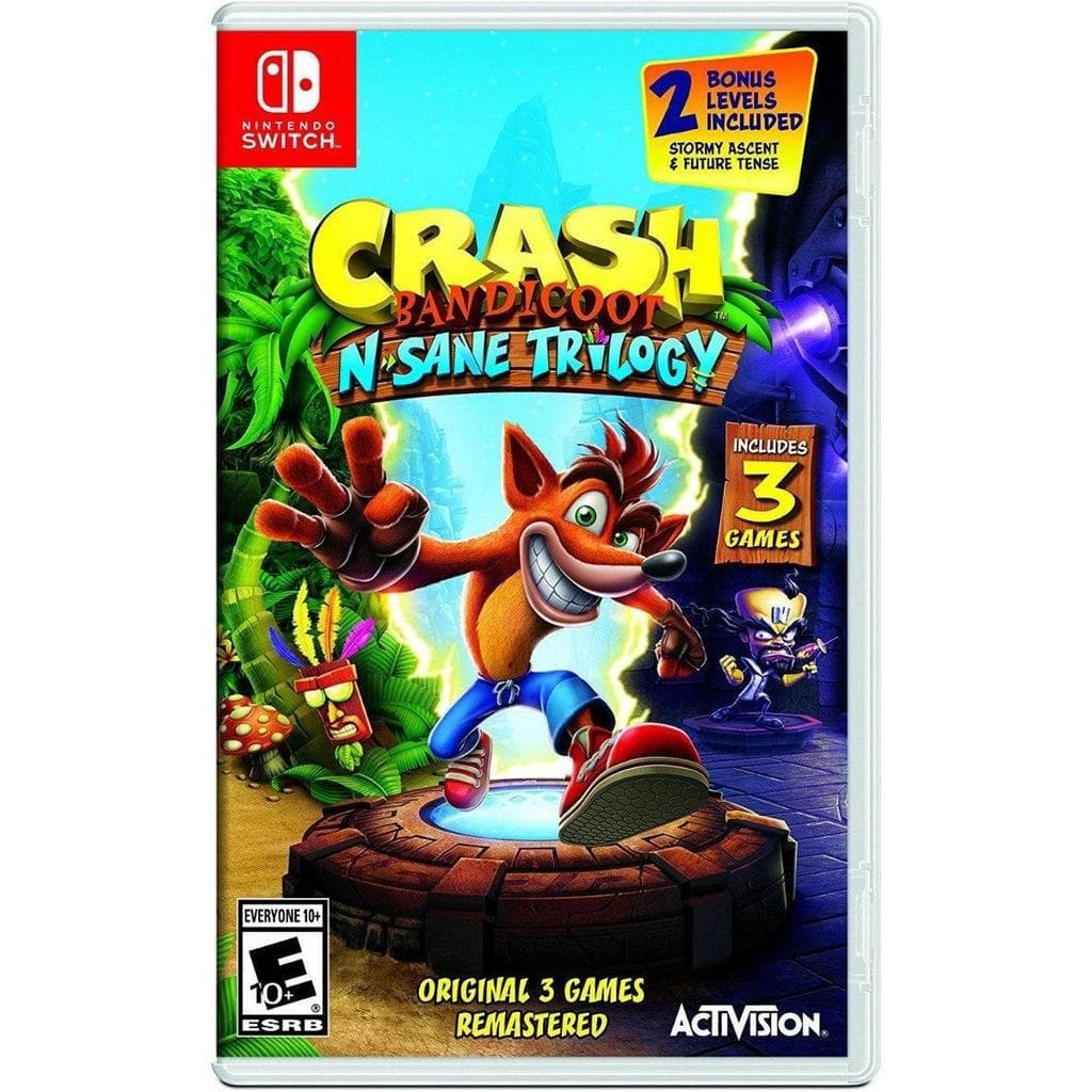 Crash Bandicoot N Sane Trilogy Switch Midia Fisica