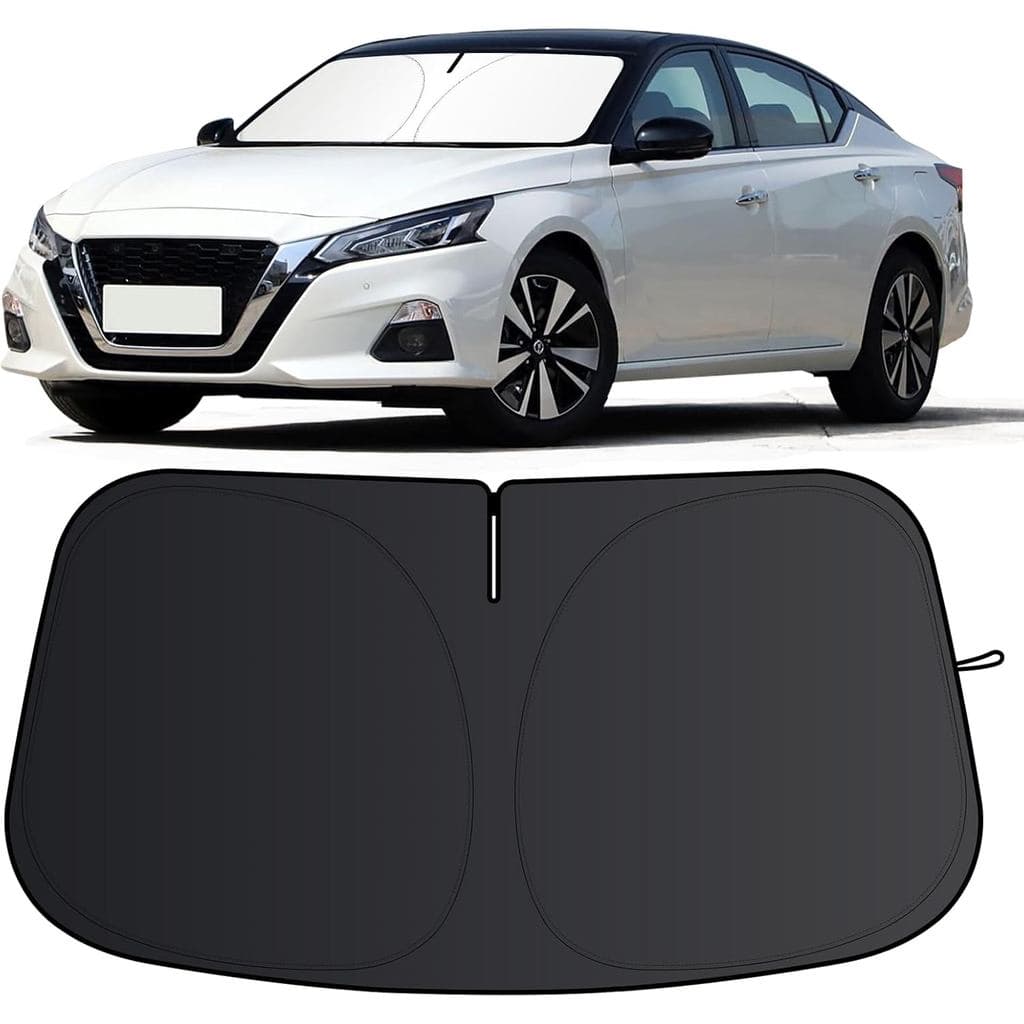 Protetor Solar para Para-brisa Nissan Altima 2019-2025, Protetor Solar Dobrável para Acessórios Altima, Protetores Solar
