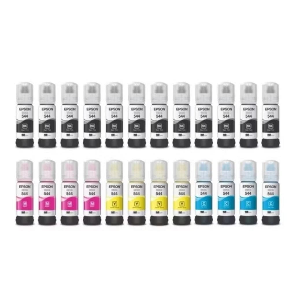 Kit 24 Refil Tintas Para L3110 L3150 L3210 E MAIS... (LACRADA) B Y C M