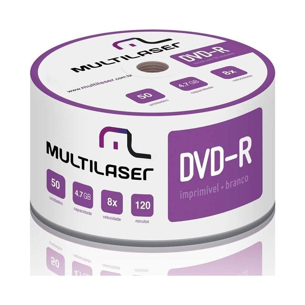 Midia Dvd-R 50Un Multilaser Dv061