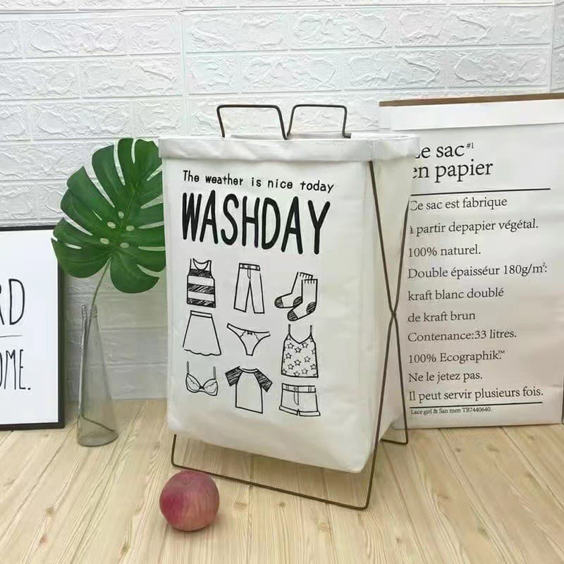 48 litros Cesto Retangular Organizador Dobrável Multiuso Roupa Suja Brinquedo