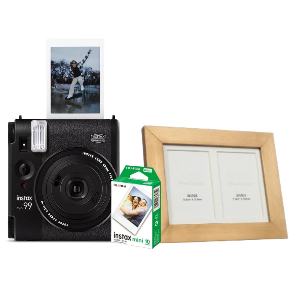 Kit Instax Mini 99 PRO  + 10 FT + 5 Porta Retrato Dourado