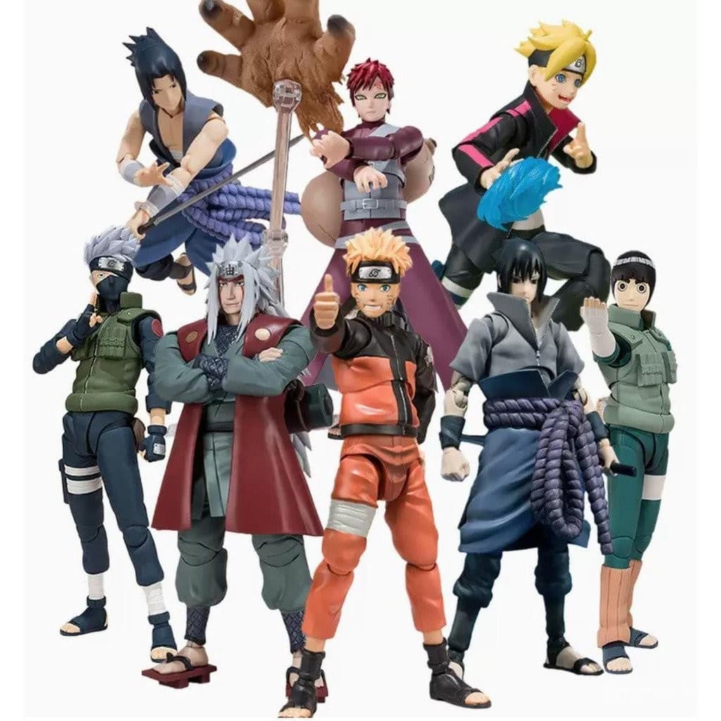 Figura de Naruto Série S.H.Figurats Uchiha Sasuke Uchiha Madara Sakuragi Sakuragi Kakashi Hatake Modelo de Brinquedo Ani