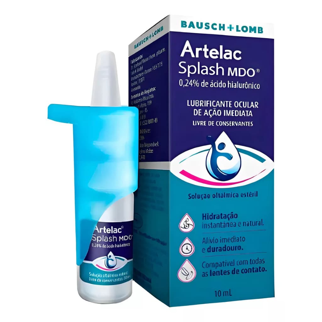 Colírio Artelac Splash Mdo 10ml Lubrificante Lente Contato