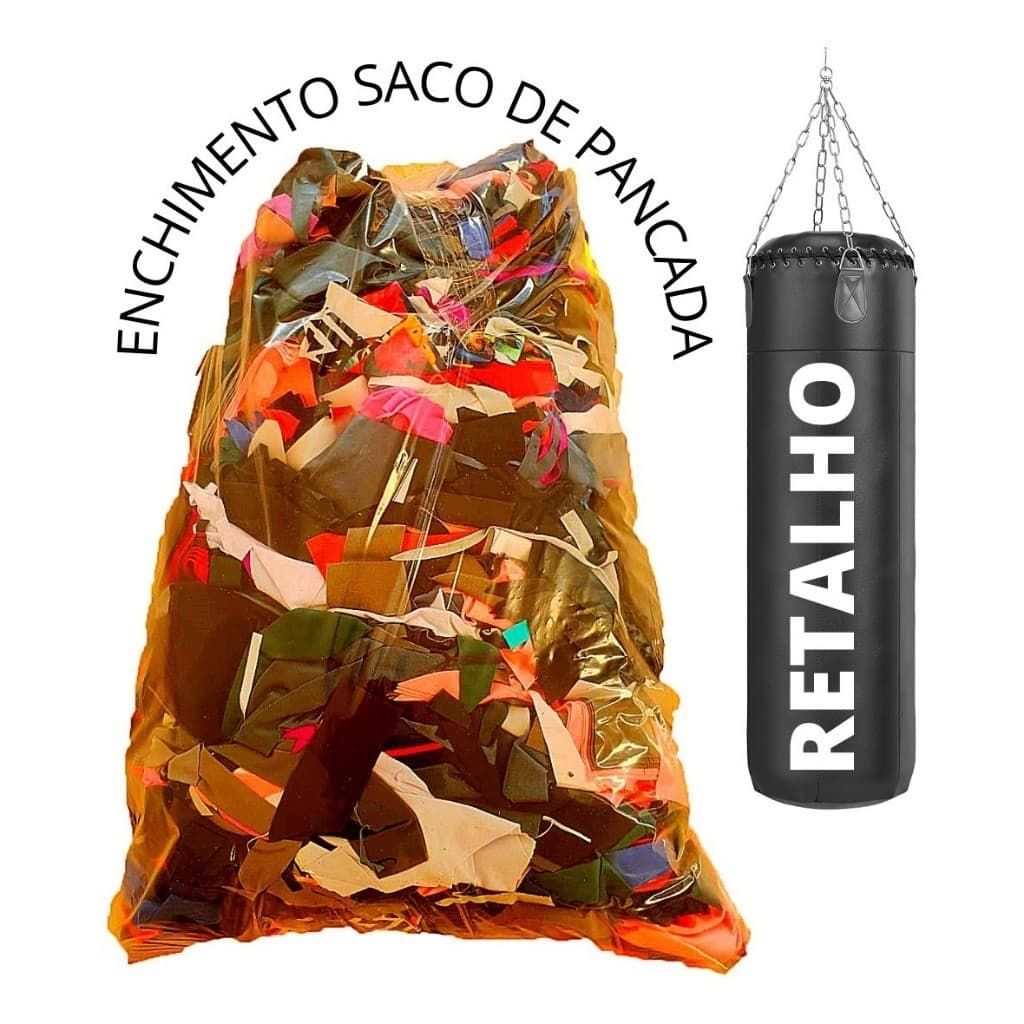 20 KG retalho de tecido para sacos de pancadas