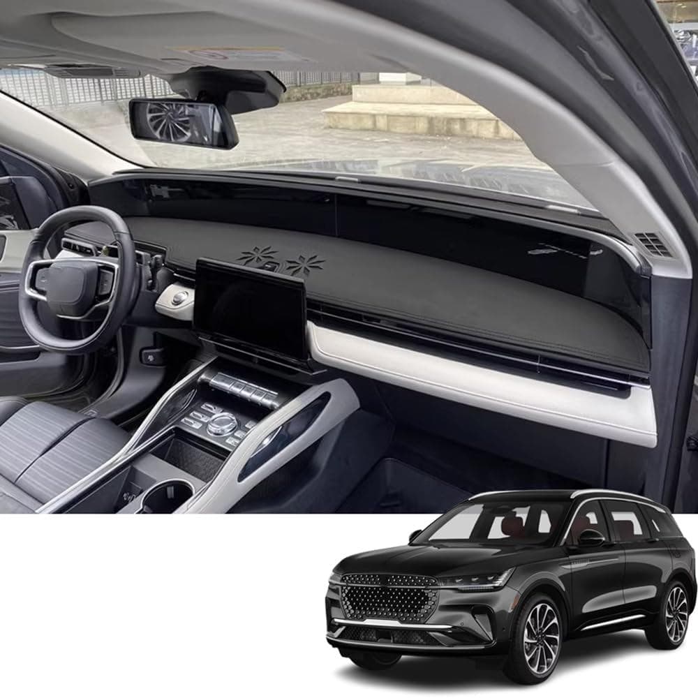 Acessórios Internos Personalizados para Lincoln Nautilus 2024 2025: Capa de Couro para Console Central, Capa para Painel