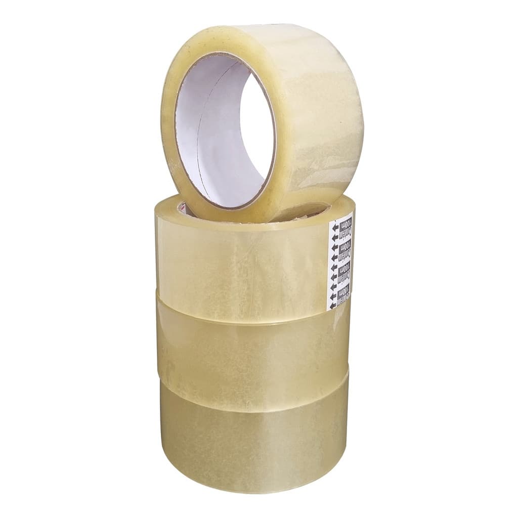 Kit 4 Fitas Adesivas Para Empacotamento 48x40 Transparente