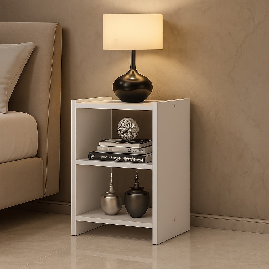 Mesa de Cabeceira Moove Atenas Criado Moderno Pequeno Minimalista