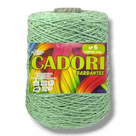 Barbante Cadori 4/6 Cor Verde Cana 827 - Rolo 610m
