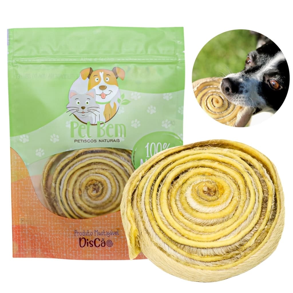 Pele Bovina / Boi Enrolada Discão 1UN - PetBem