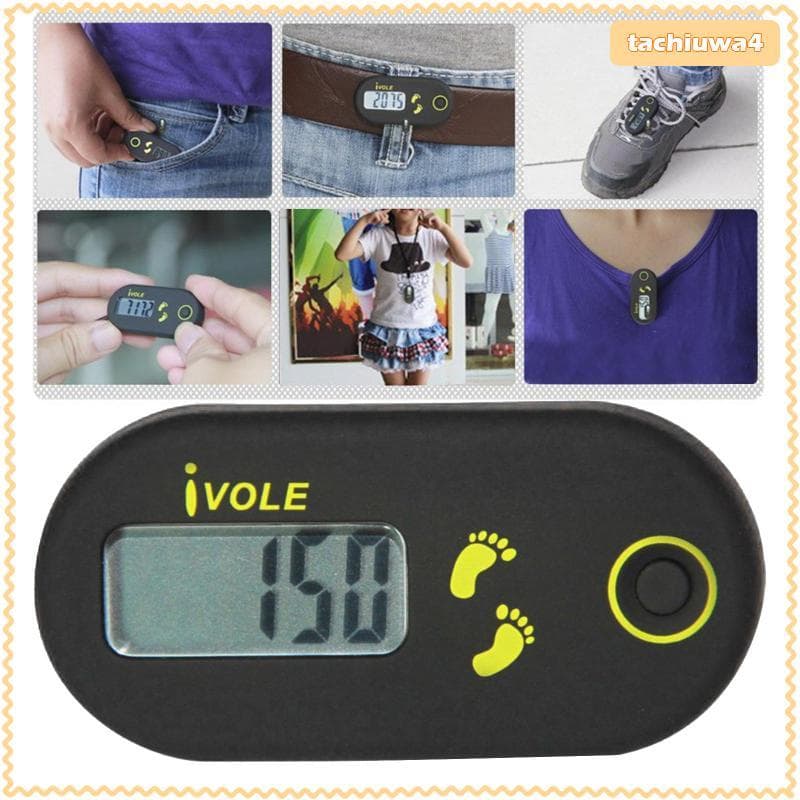 [Tachiuwa3] Pedômetro 3D , Profissional , Contagem De Passos De Caminhada De Fitness , Clipe Preciso Esportivo No Contad