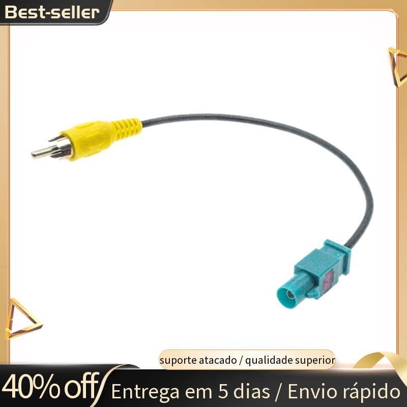 Para-Cabo Adaptador De Câmera De Visão Traseira Fakra Conector Linha De Ré Fio De Conversão Do Carro