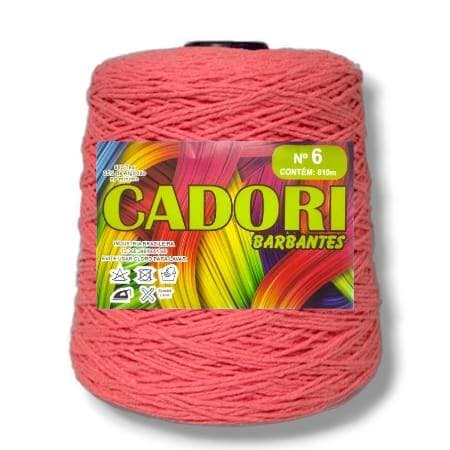 Barbante Cadori 4/6 Cor Melancia 741 - Rolo 610m