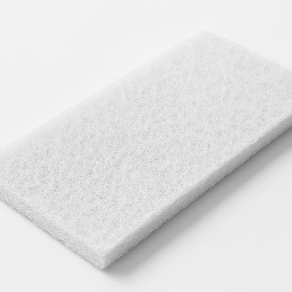 10 unidades Fibra Branca Não Abrasiva para Multisuperfícies