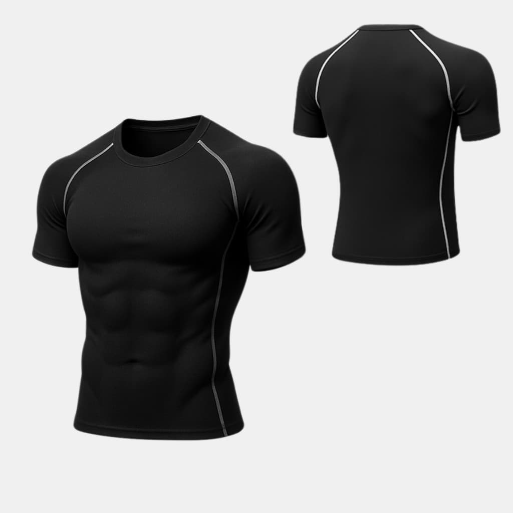 Camiseta de Compressão LISA Masculina Blusa Rash Guard Academia Treino