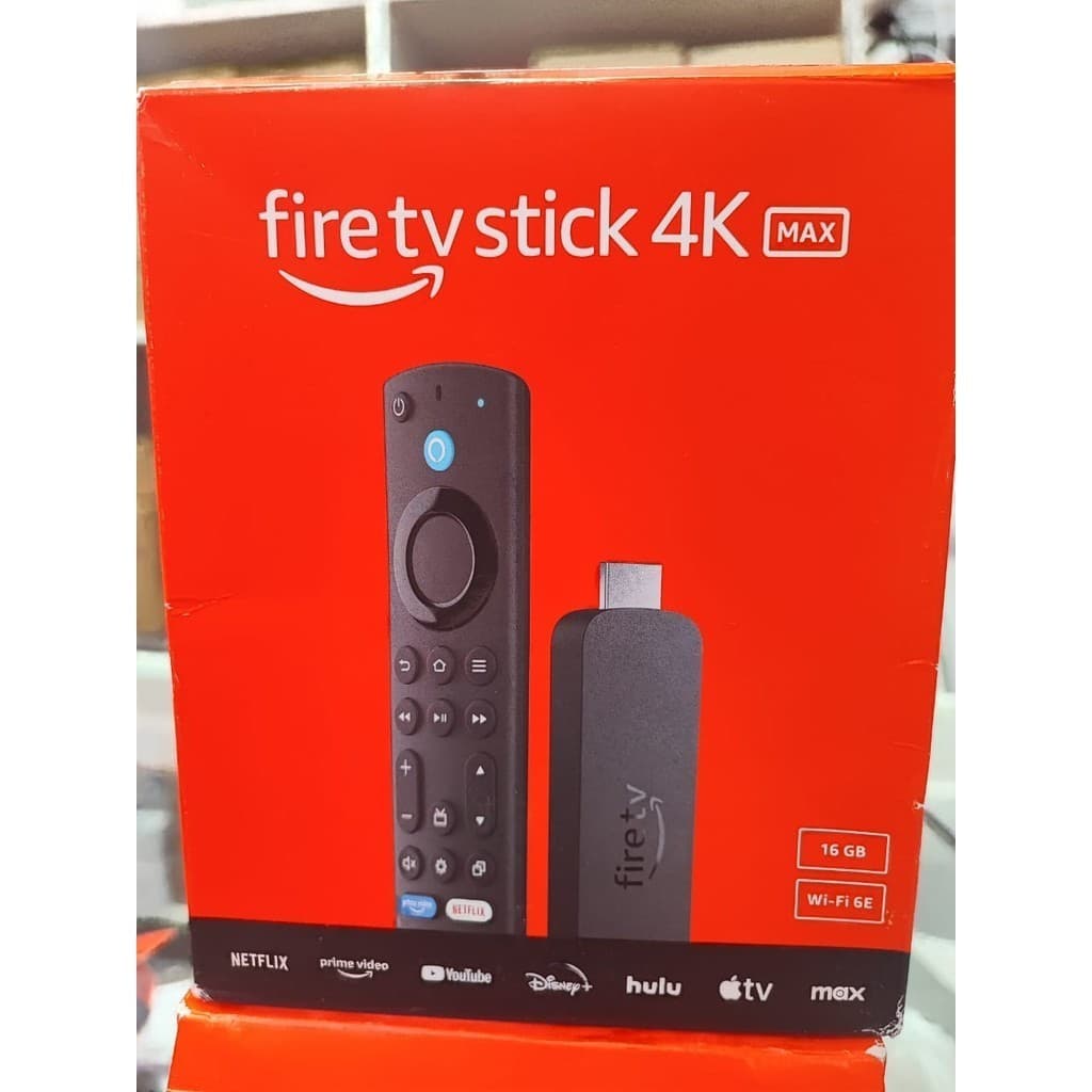 Amazon Fire Tv Stick 4k Max 2ª geração - 16gb de armazenamento - C/ Alexa Wi-fi 6E