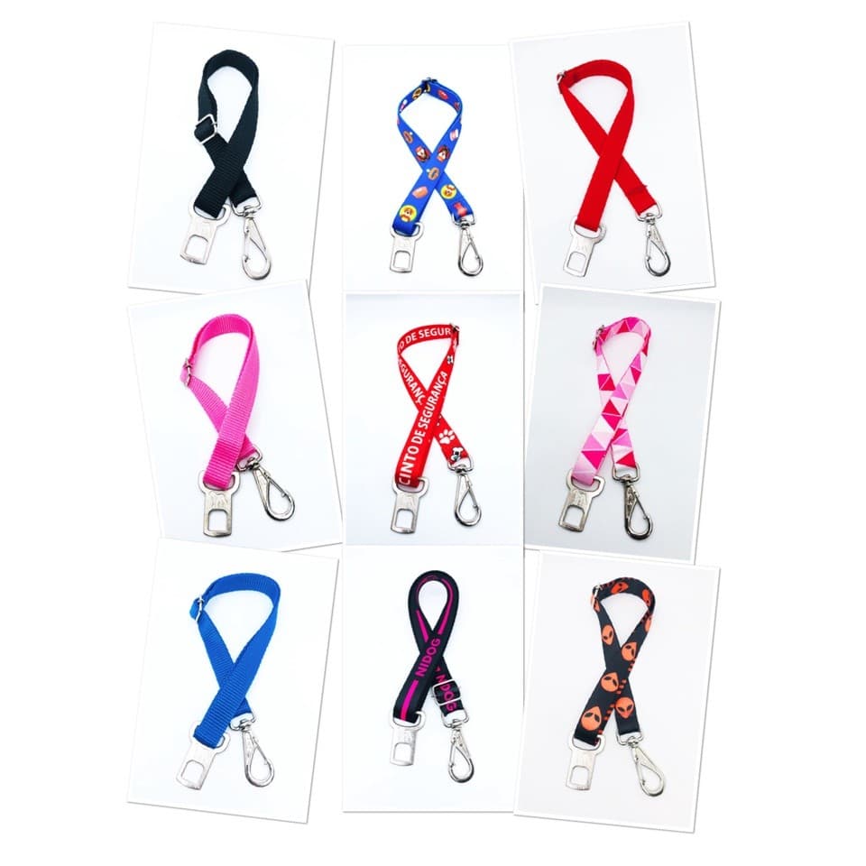 Cinto de Segurança para Pet Regulável Encaixe Universal