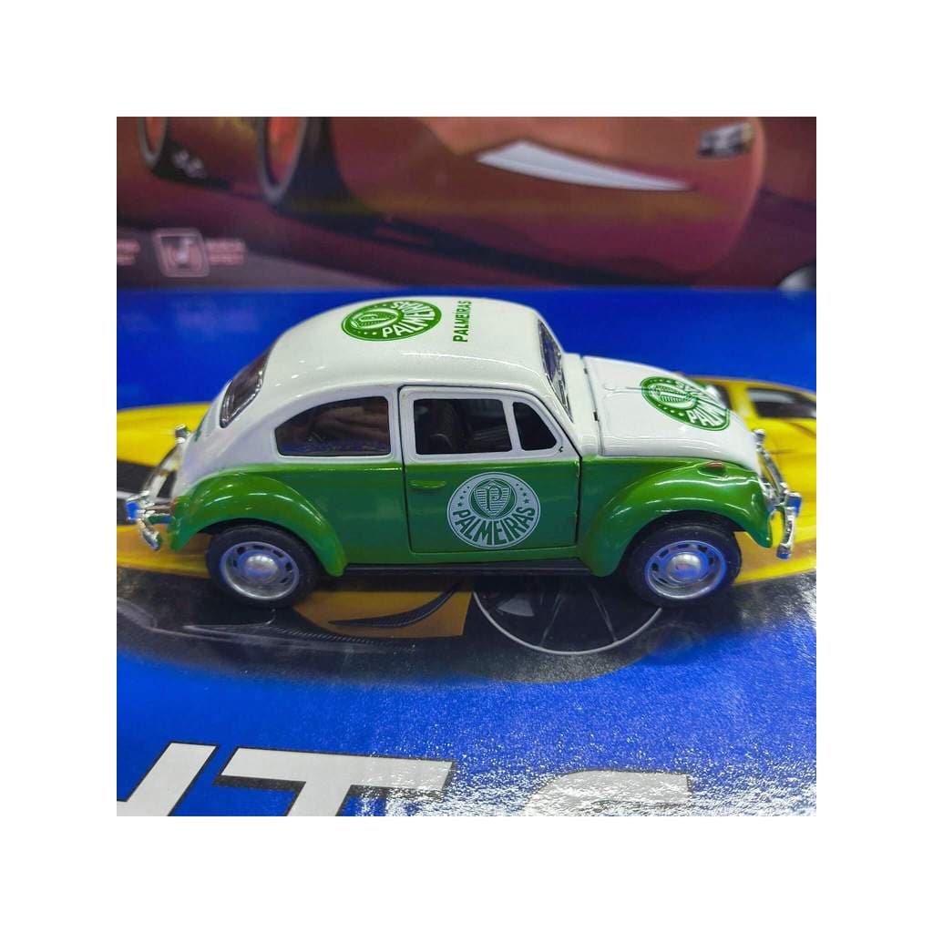 Carrinho Fusca Ferro Fricção Metal Miniatura Brinquedo equipe