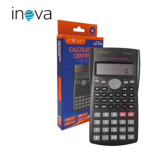 Calculadora Científica 240 Funções de Bateria Cor Preta