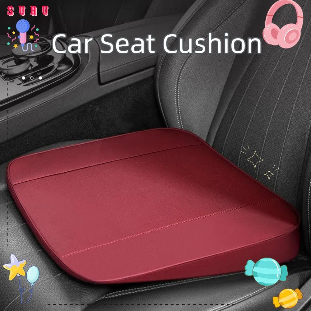 SUHU Reforço De Assento De Carro , Almofada Inclinada Para Aumento , Tapete Couro Antiderrapante Respirável