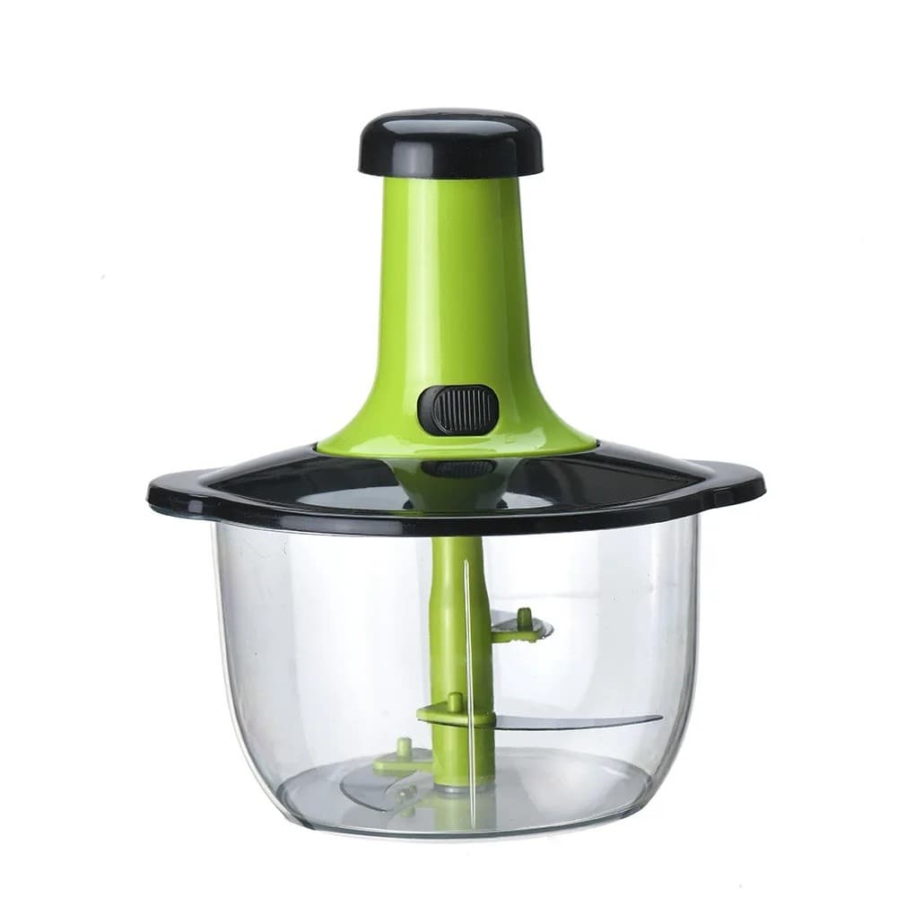 Processador e triturador de alimentos manual