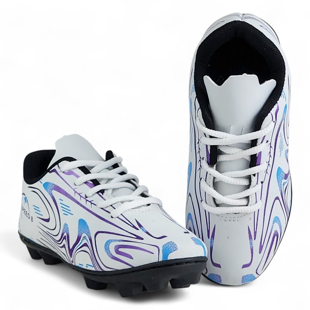 Chuteira Infantil deFutebol Colorida Estilosa Para Jogos Em Grama Sintética Campo