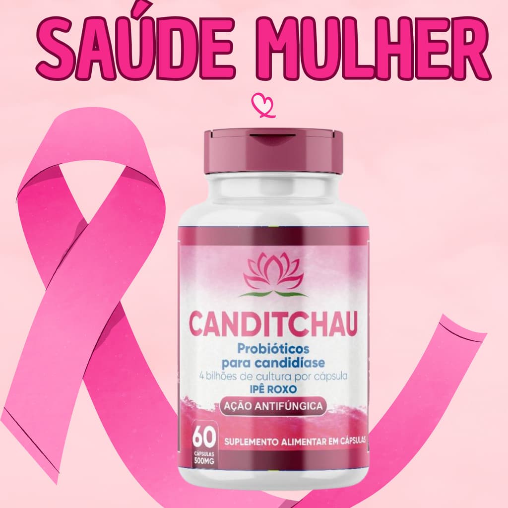 CANDITCHAU PROBIÓTICOS ANTIFUNGO LACTOBACILOS FLORA INTIMA CANDIDIASE CANDIDA CANDIFLORA CANDIA