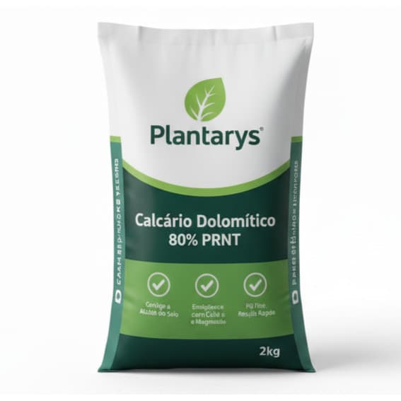 Corretivo de Solo Calcário Agrícola 2kg PRNT 85 – Ideal para Jardins, Hortas e Vasos de Plantas