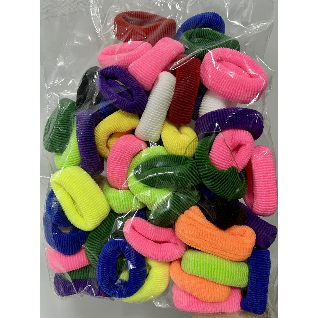 Kit com 12, 24 ou 60 Unidades Xuxinha Rabicó Elástico de Cabelo | Modelo Médio