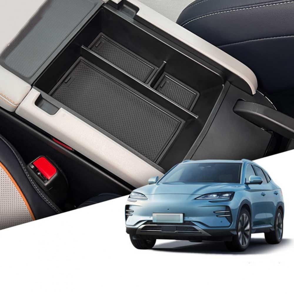 Caixa De Armazenamento Do Apoio De Braço Console Carro Para BYD Seal U Sealion 6 Song Plus 2023-2025