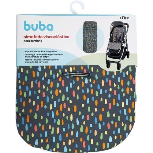 Almofada Para Carrinho Bebê Universal Dupla Face Buba Bebê Conforto
