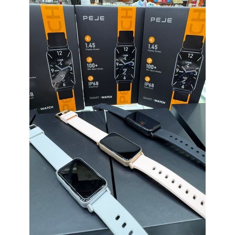 Relógio Inteligente Smartwatch PEJE Band1  Tela 1.45" HD IP68 Chamadas Bluetooth strava A prova d'água