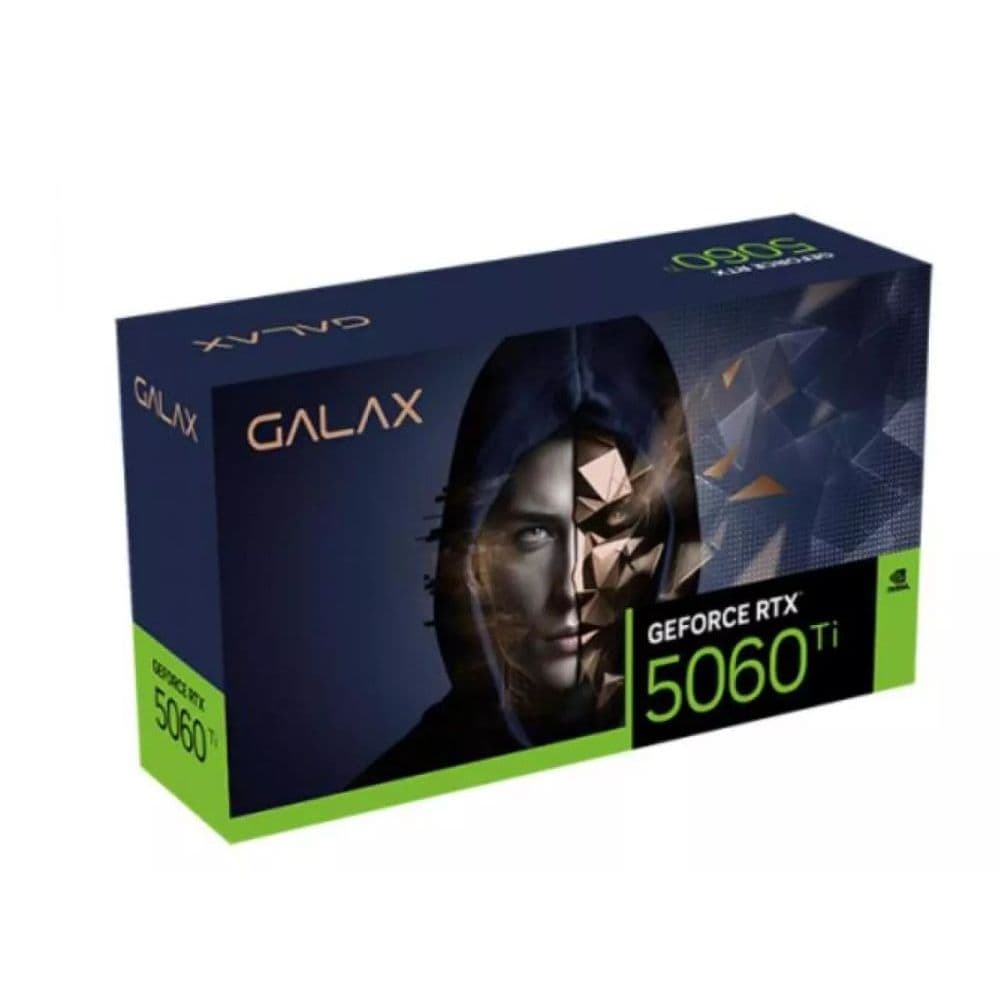 Placa de Video NVIDIA Geforce Galax RTX5060TI 1 Click OC Classic 2X 8GB - 128 Bits - HDMI/3X Displayport - 56ISN8MDABCC