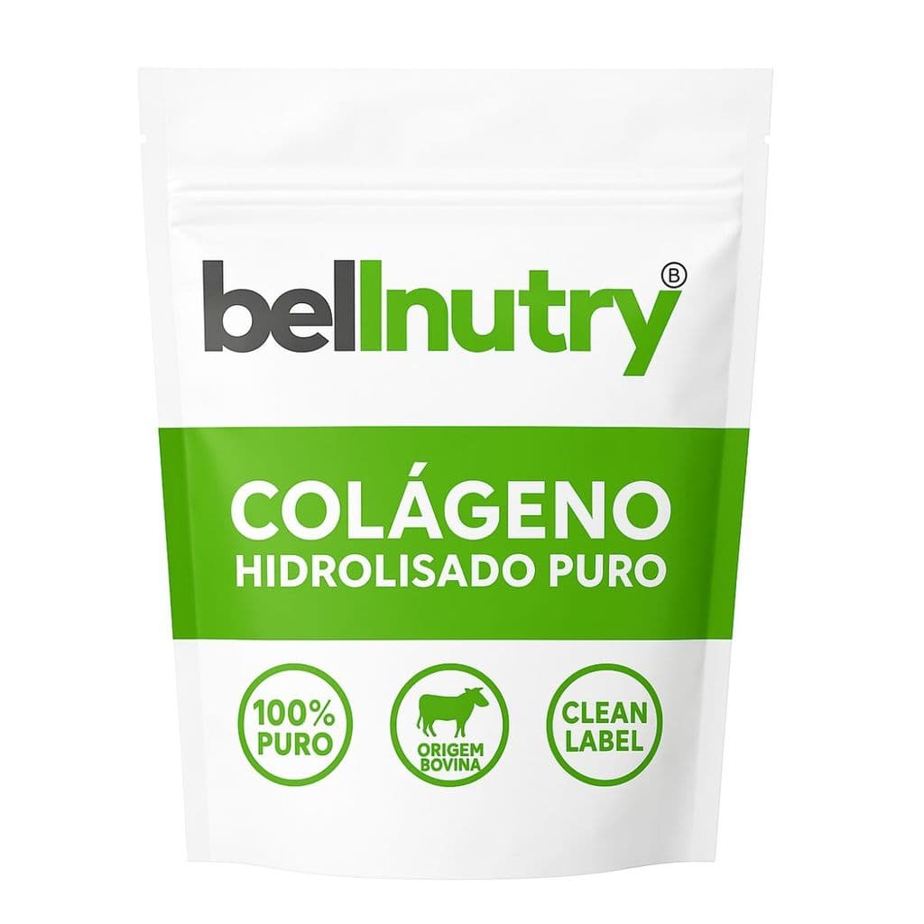 Colágeno Hidrolisado Puro BellNutry de 100g á 1kg – Saúde da Pele, Unhas e Ossos
