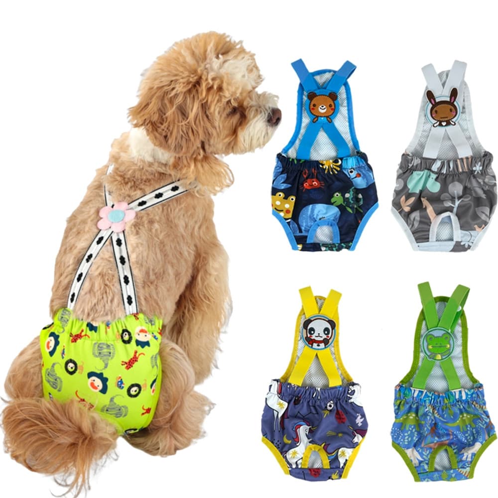 Pet Calças Fisiológicas Roupas Íntimas Menina Cão Fraldas Femininas Calcinhas Sanitárias Calções Para Cães Pequenos