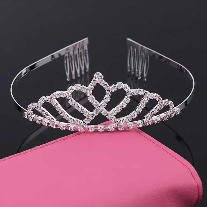 Coroa tiara para Cabelo/Com Strass / Coroa noiva casamento Baile Daminha serve para Festas/ casamento/etcJ218