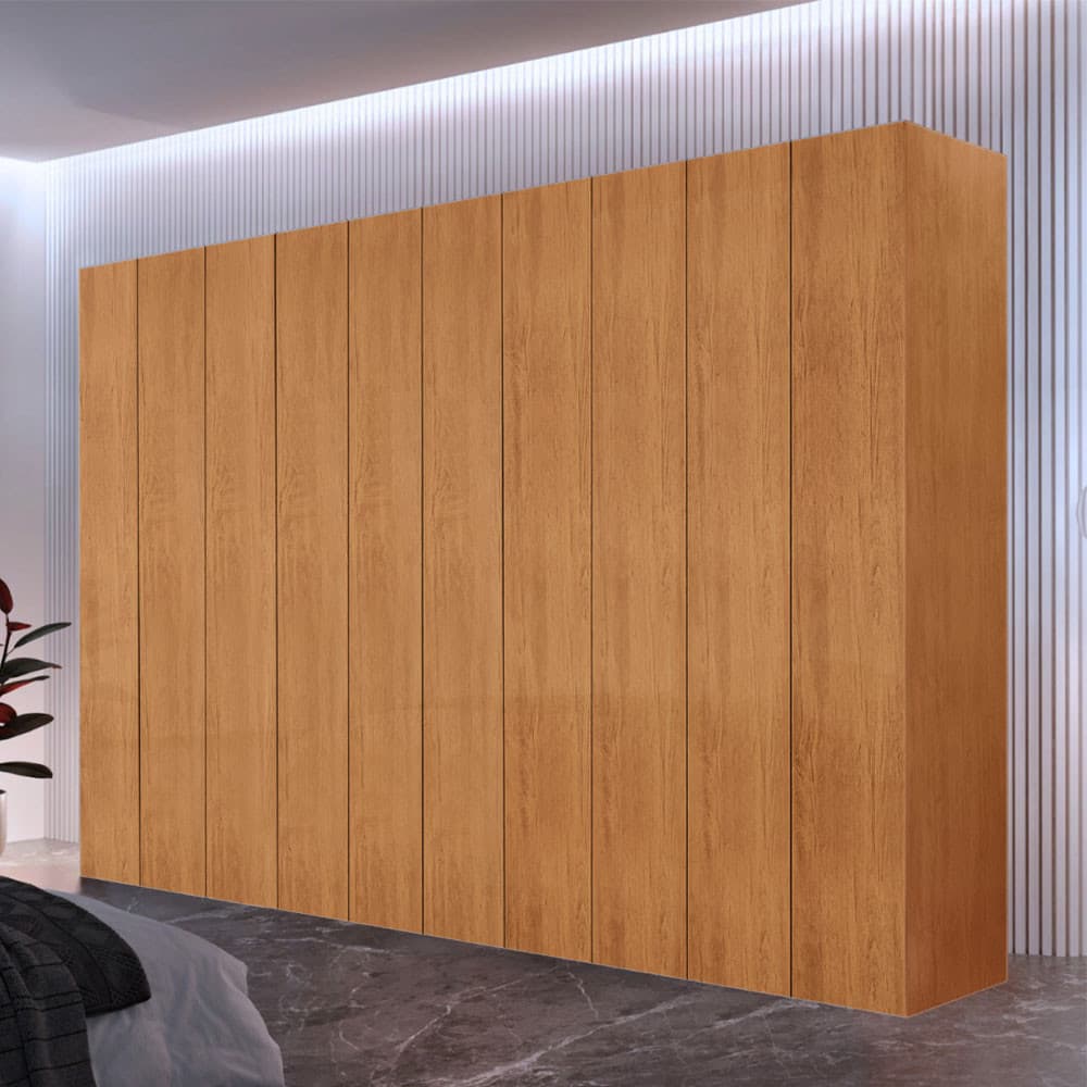 Guarda Roupa Casal Everest 100 MDF 10 Portas e 10 Cabideiros