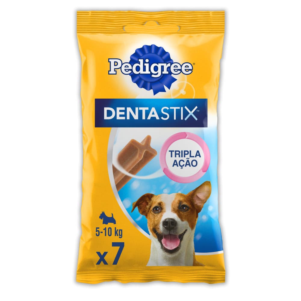 Petisco Pedigree Dentastix Cuidado Oral para Cães Adultos Raças Pequenas 7 Unidades