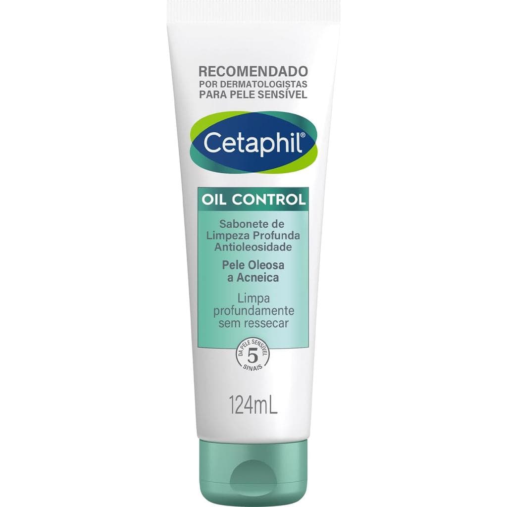 Cetaphil Oil Control Sabonete de Limpeza Profunda Antioleosidade 124ml
