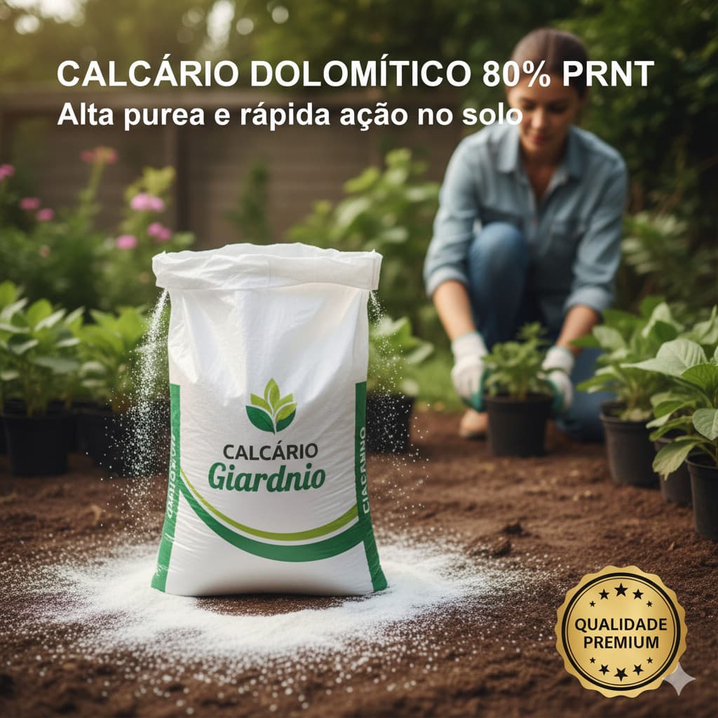 Calcário Agrícola Plantarys 5kg – Alta Solubilidade, Corrige Acidez do Solo e Fornece Cálcio e Magnésio