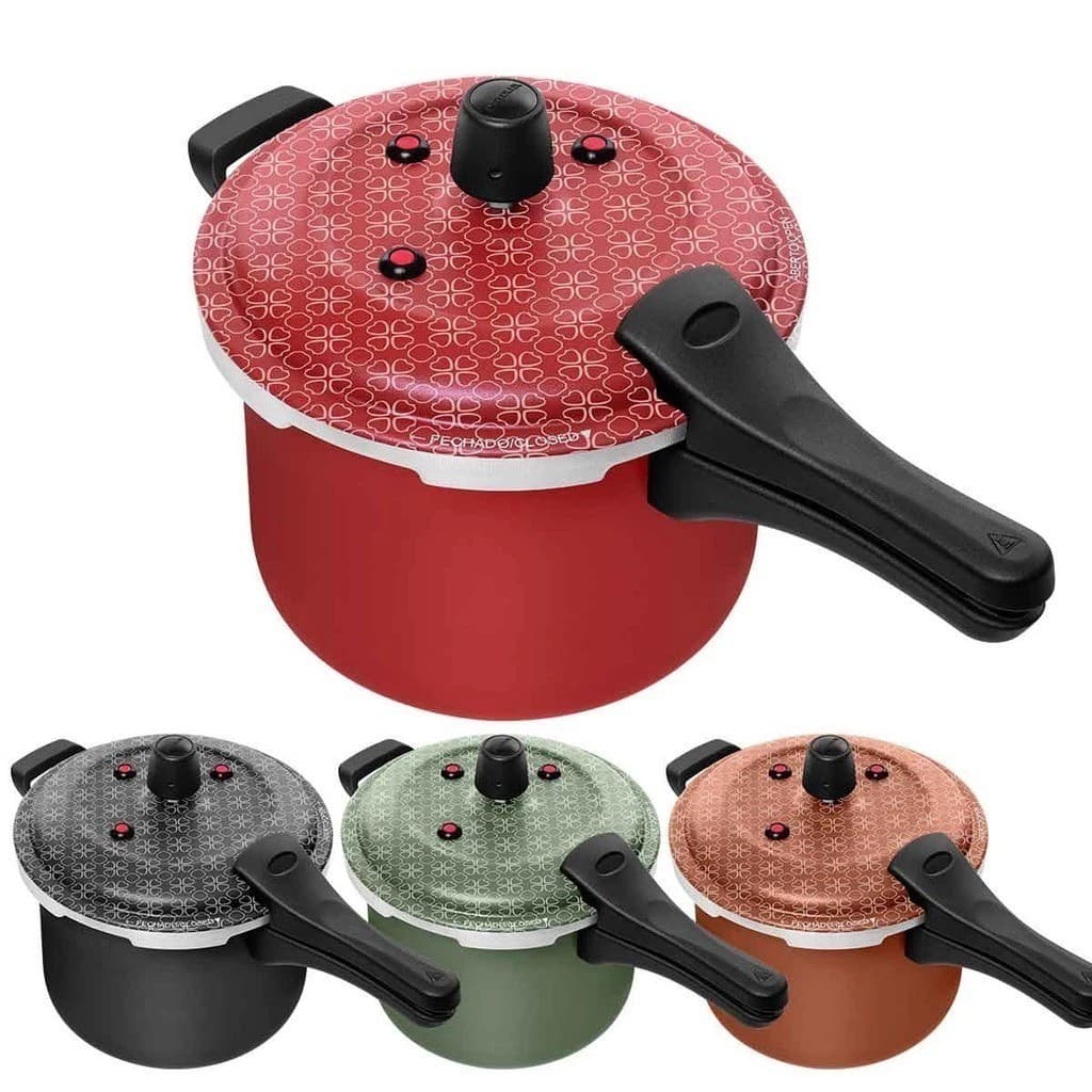 Panela de Pressão 5L Patolux Antiaderente 7 Camadas com Sistema de Segurança Externo