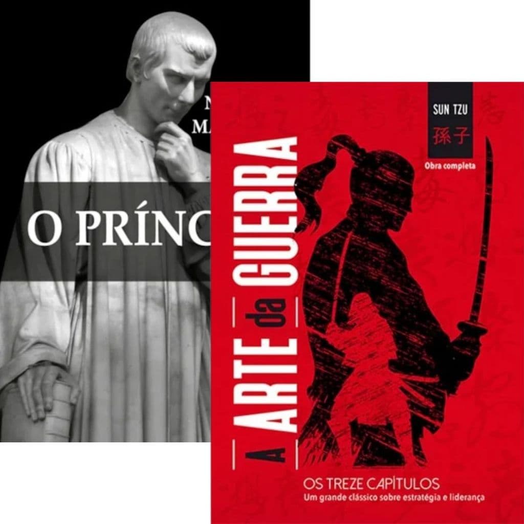 Kit 2 Livros | O Príncipe Nicolau Maquiavel +  A arte da guerra - Sun Tzu