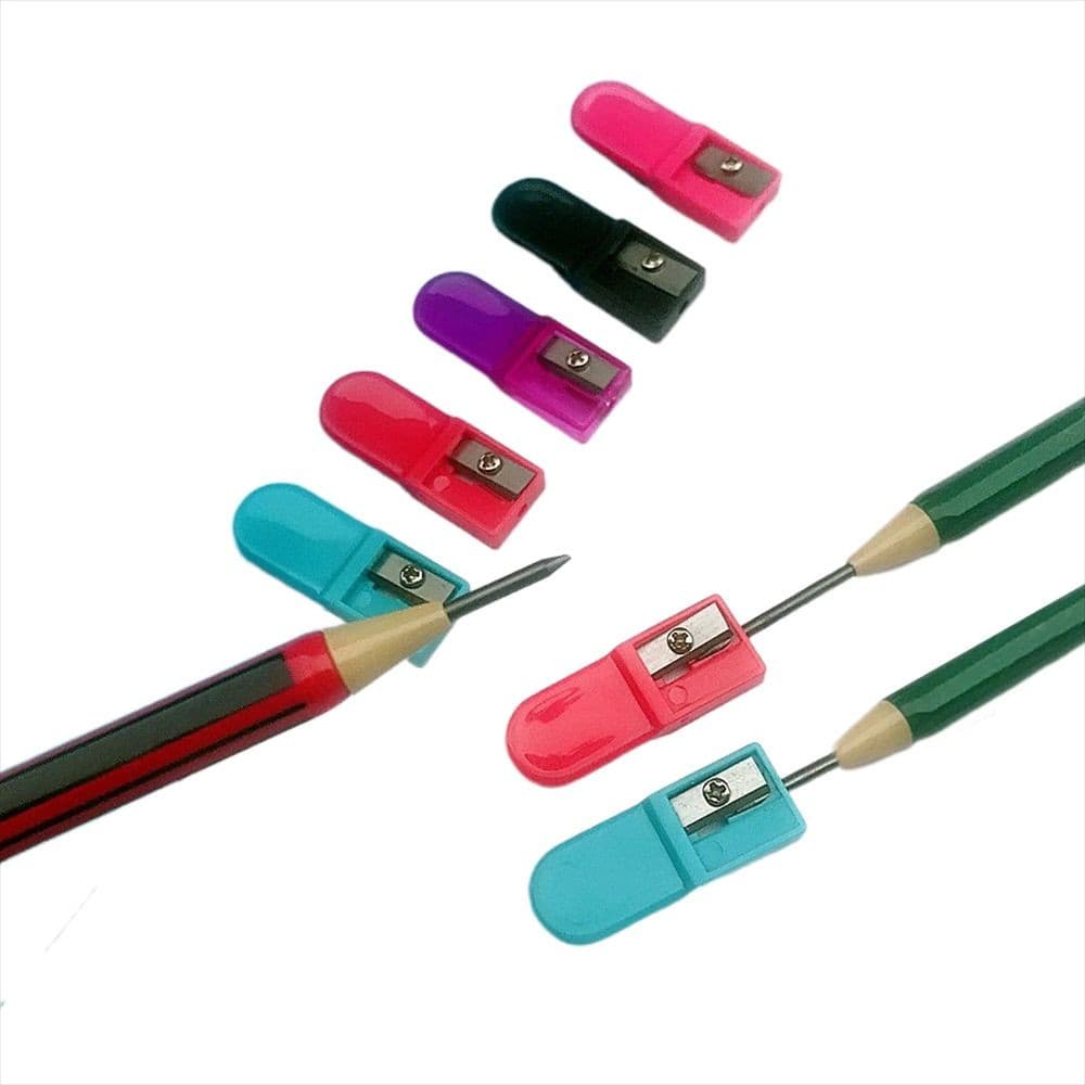 LANFYJJ 5 Peças Apontador De Lápis Papelaria 2.0 Mm Material Escolar Estudante 5 Unidades Dispositivo Moedor De Núcleo D